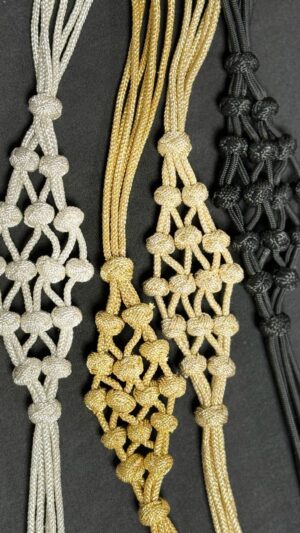 CEINTURE TRESSEE - Noir