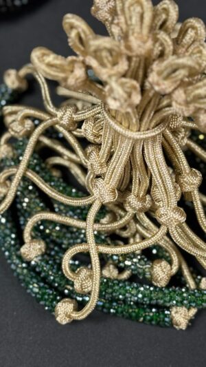 MANCHETTE PERLÉE - Vert